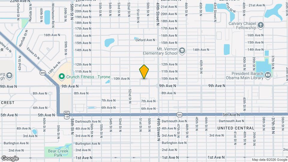 5036 10th Ave N Map and Location Details