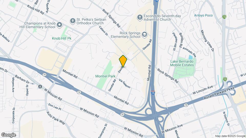 910 Deodar Rd Map and Location Details