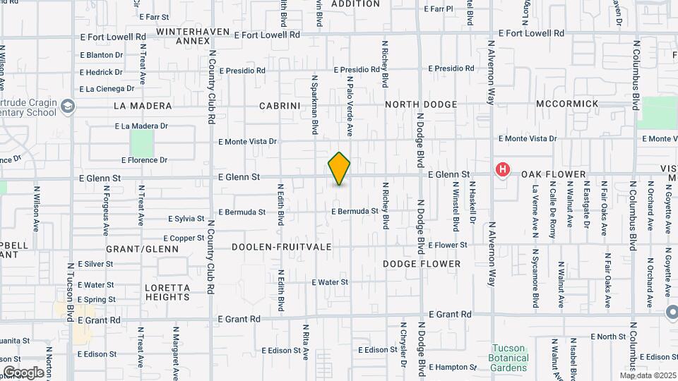 3422-3440 E Glenn St Mapa y Detalles de la Ubicación