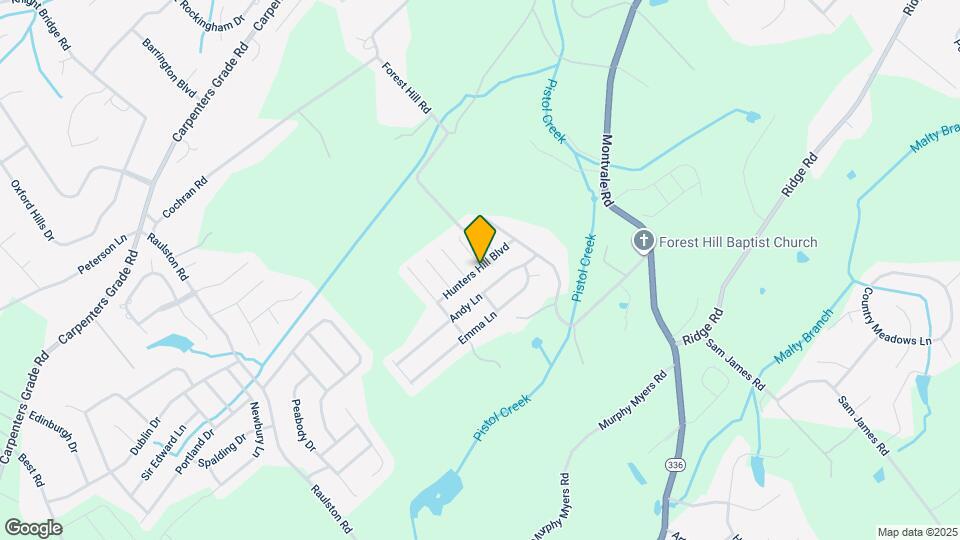 1822 Hunters Hill Blvd Map and Location Details