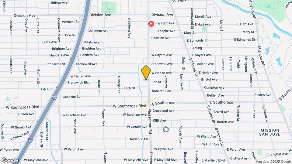 1229 Pleasanton Rd Mapa y Detalles de la Ubicación