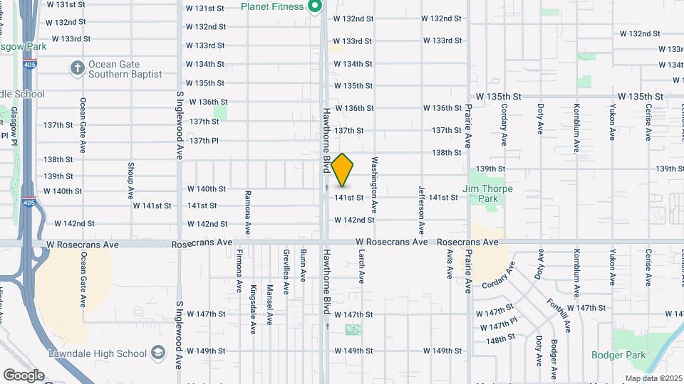 4389 W 141st St Map and Location Details