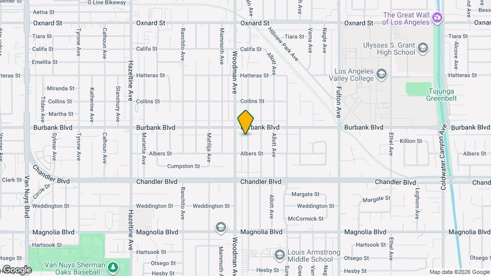 5539 Buffalo Ave Map and Location Details