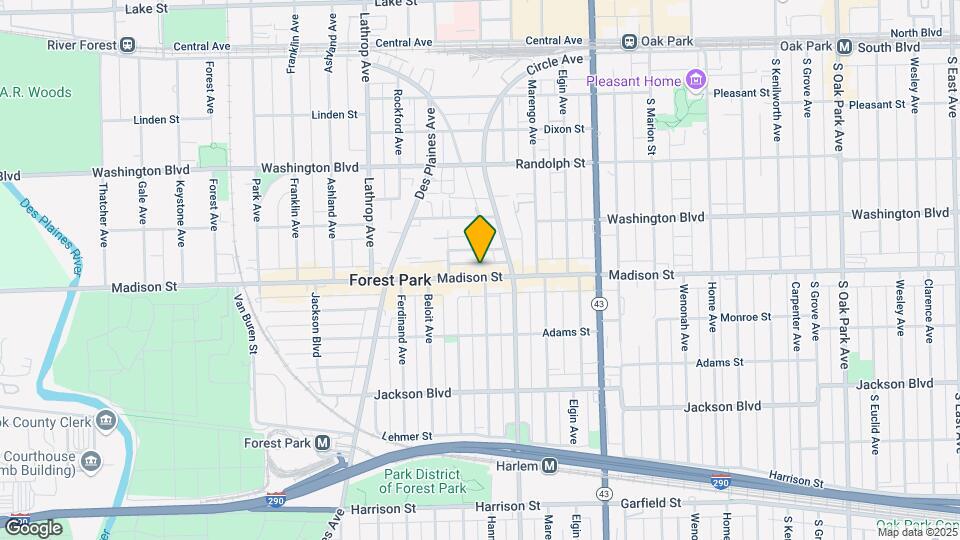 7403 Madison St-Unit -2 Map and Location Details