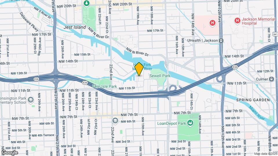 1951 NW S River Dr Map and Location Details