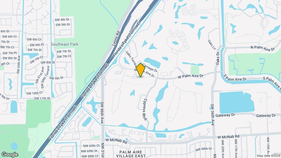 4108 W Palm Aire Dr Map and Location Details