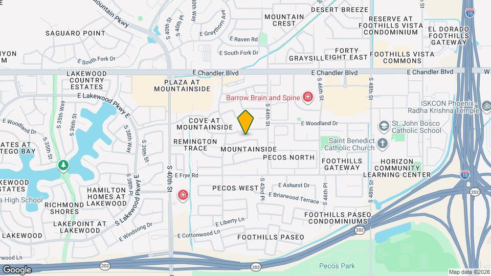 4314 E Silverwood Dr Map and Location Details