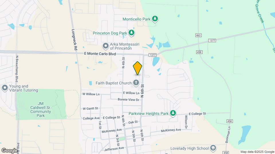 1407 El Camino Cir Map and Location Details