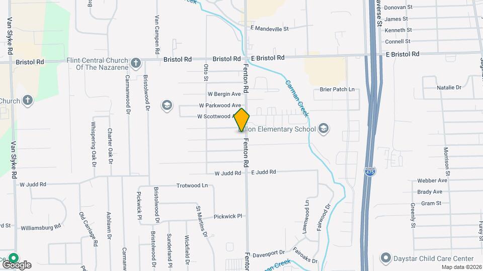 4172 Fenton Rd Map and Location Details