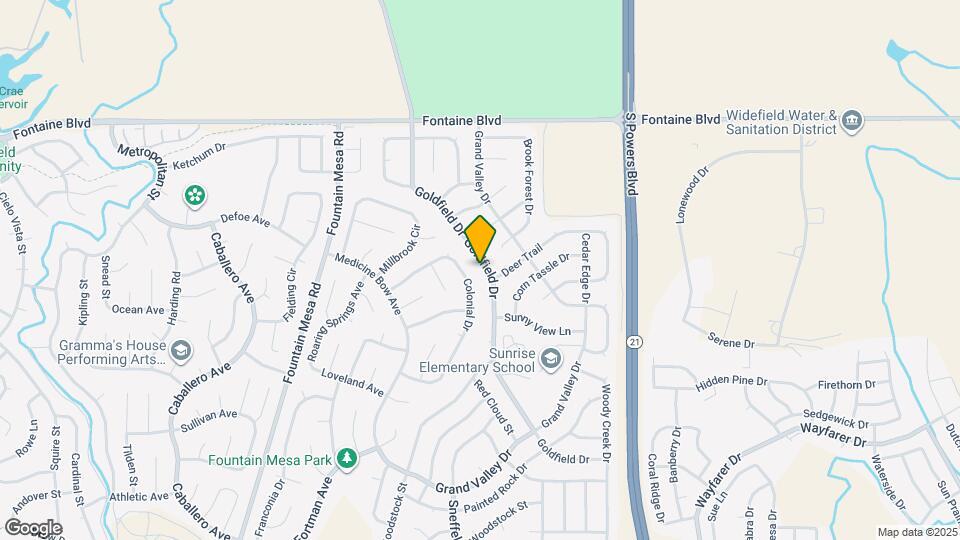 6850 Goldfield Dr Map and Location Details