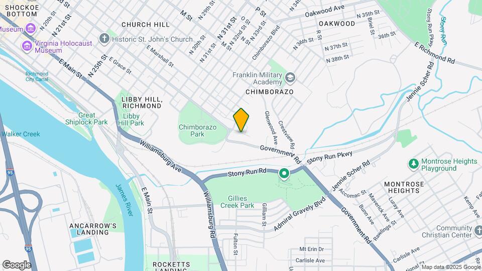 3609 E Broad St Mapa y Detalles de la Ubicación