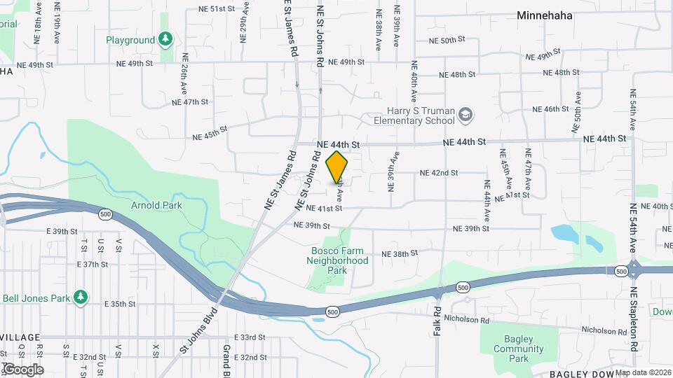 4106 NE 35th Ave Map and Location Details