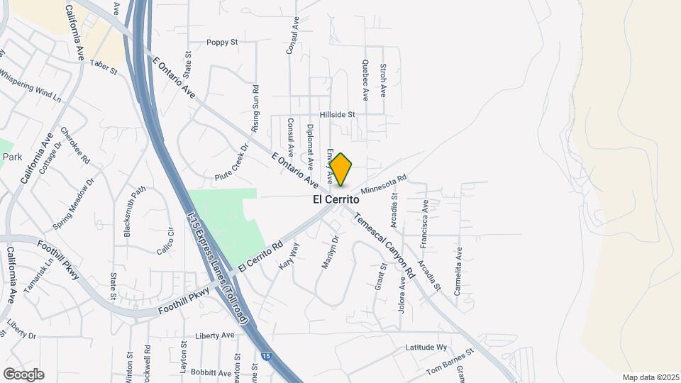 19542 E Ontario Ave Map and Location Details