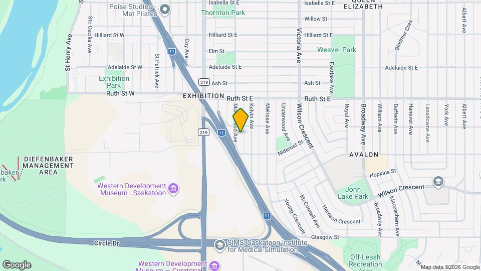 2513 McPherson Ave Map and Location Details