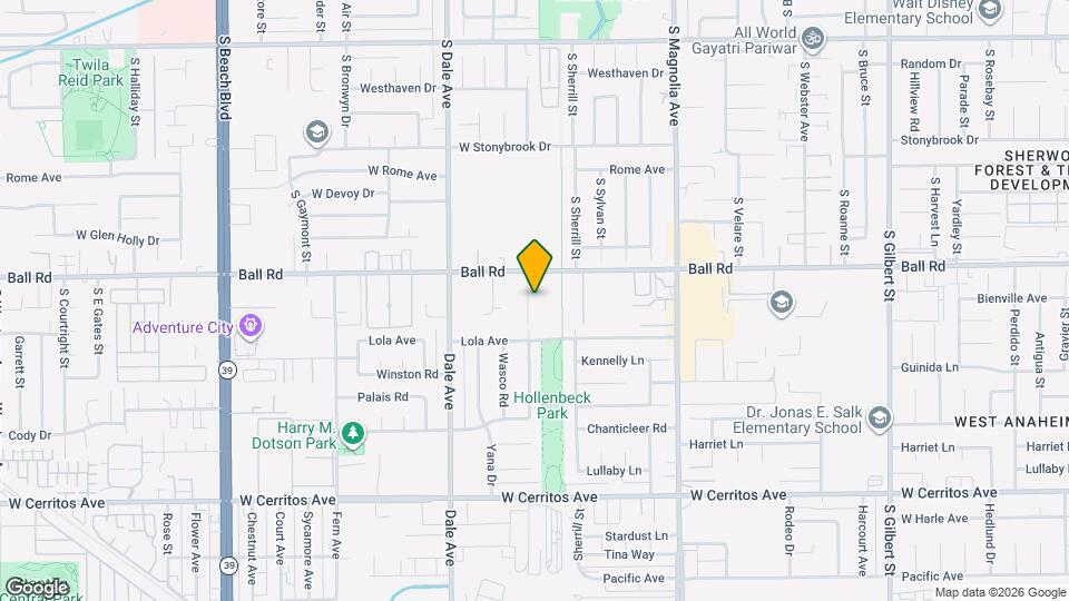 1260 S Macduff St Map and Location Details