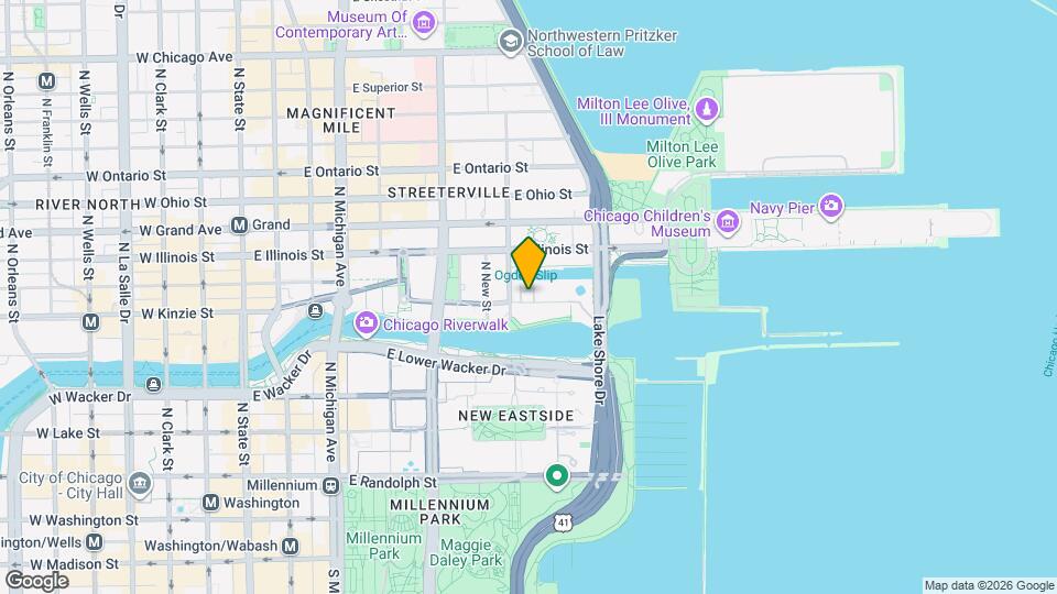 416 E North Water St Map and Location Details