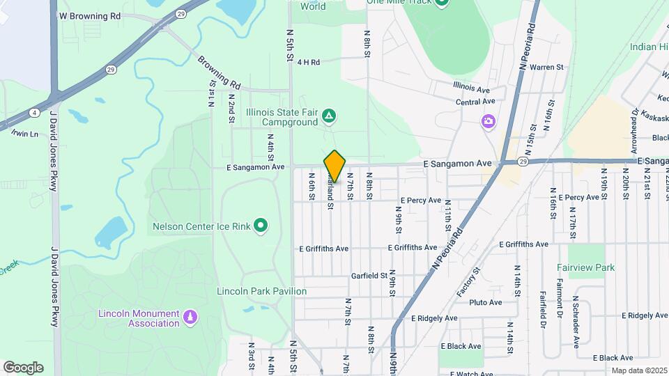 2116 Marland St Map and Location Details