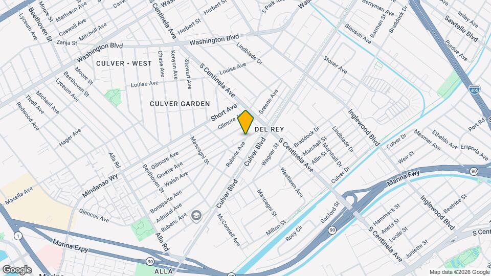 12467 1/2 Walsh Ave, Unit 1/2 Mapa y Detalles de la Ubicación