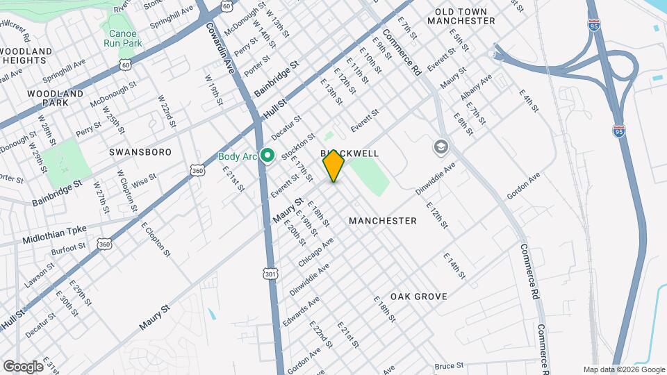 1601 Albany Ave Map and Location Details