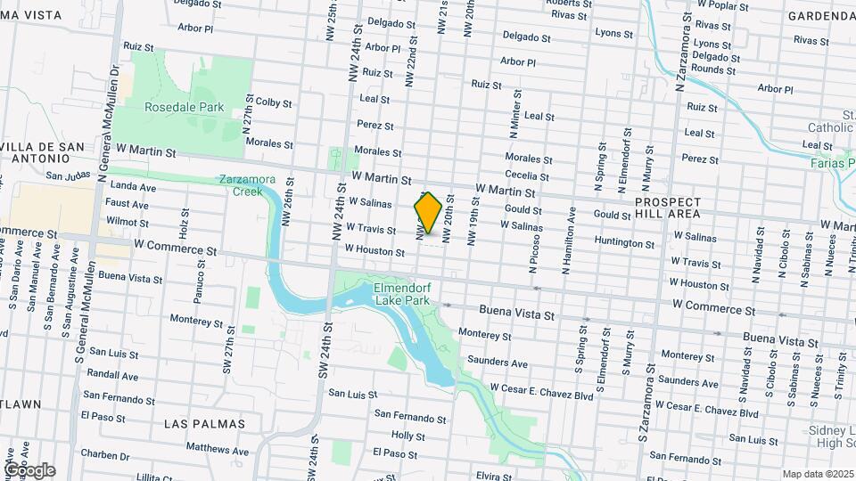 3618 W Travis St Map and Location Details