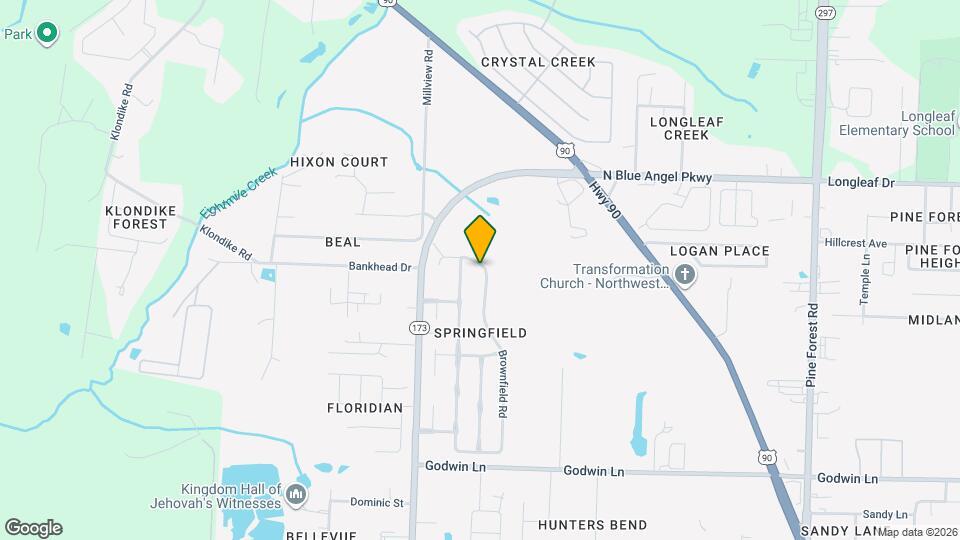 1186 Brownfield Rd Map and Location Details