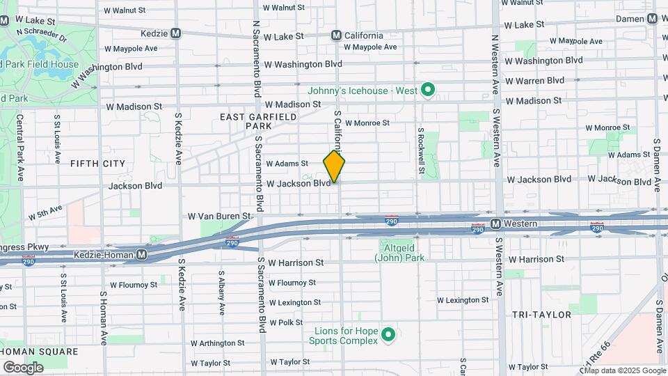 2807 W Jackson Blvd Map and Location Details