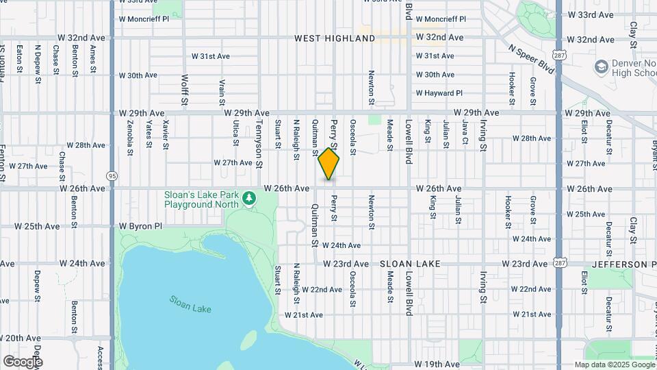 4001 W. 26th Duplex Map and Location Details