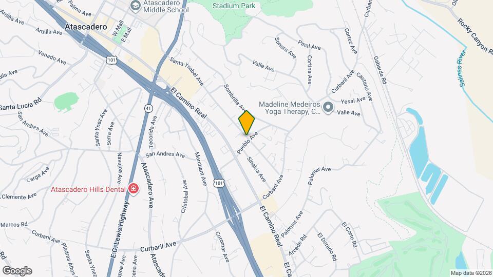 Atascadero Gardens Apartment Map and Location Details