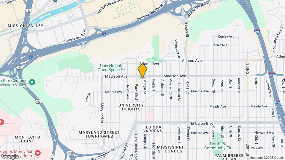 4574 Georgia St Mapa y Detalles de la Ubicación