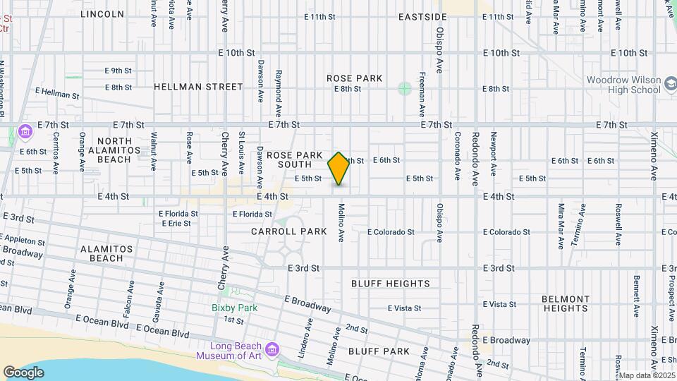 2611 E 4th St Map and Location Details