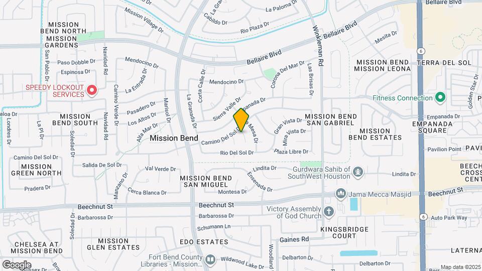 7314 El Cresta Dr Map and Location Details