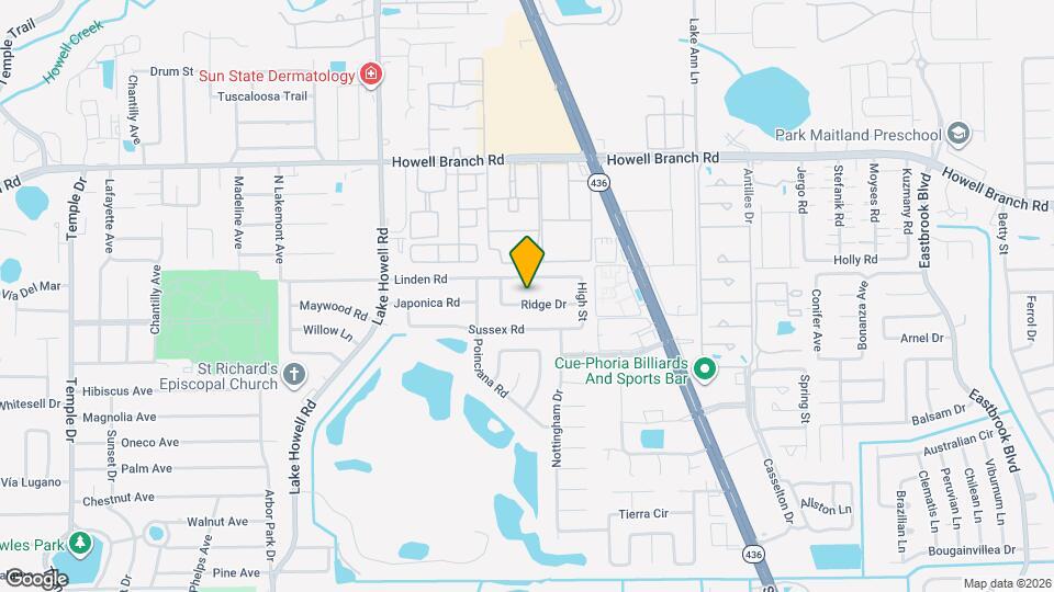 2141 Ridge Dr Map and Location Details