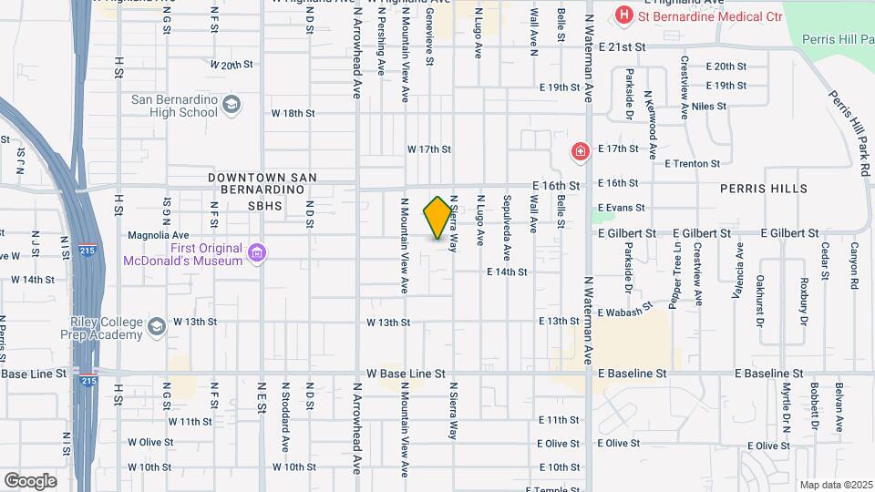 125 W Magnolia Ave Map and Location Details