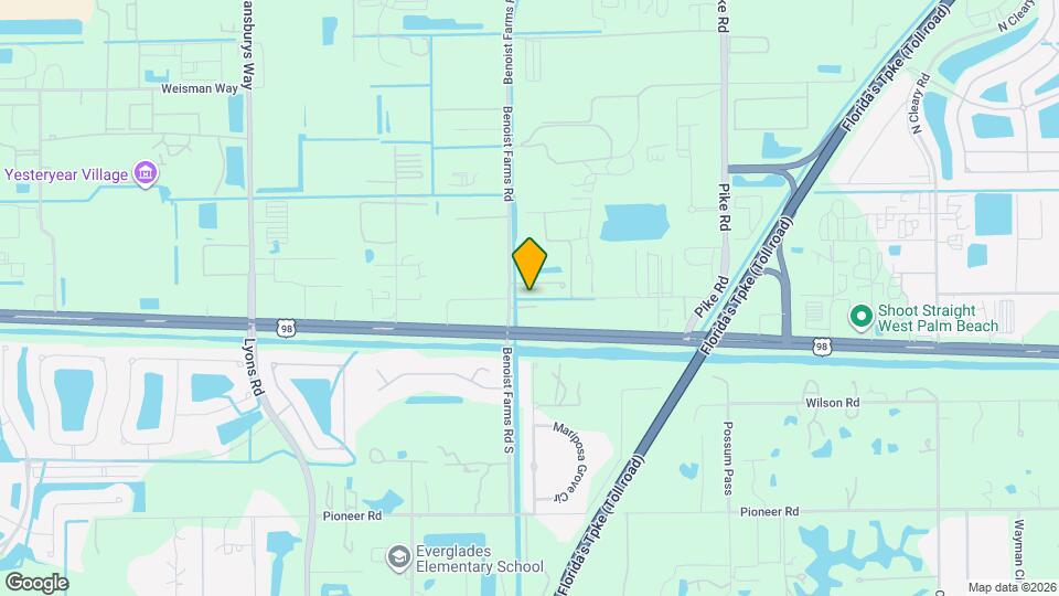 206 Benoist Farms Rd Map and Location Details