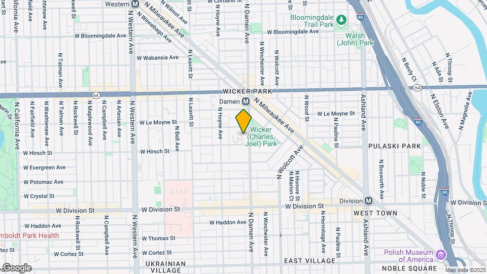 Wicker Park Apartments Map and Location Details