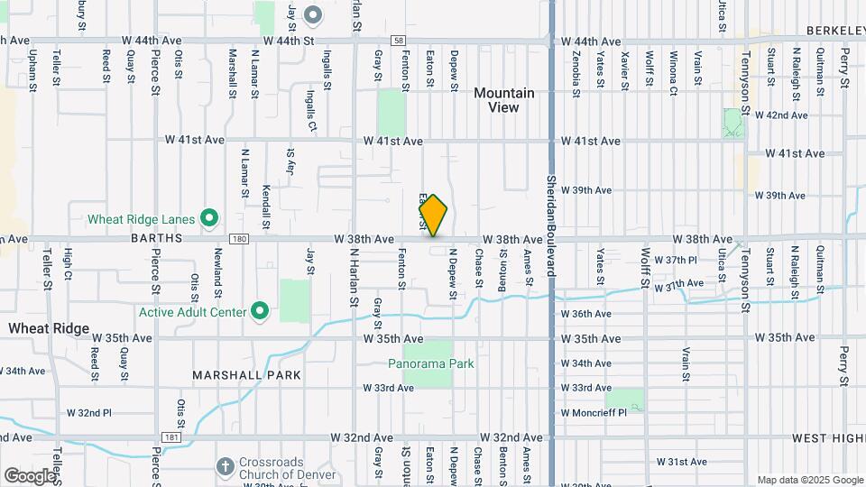 5690 W 38th Ave Mapa y Detalles de la Ubicación