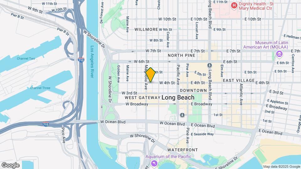 440 W 4th St Map and Location Details