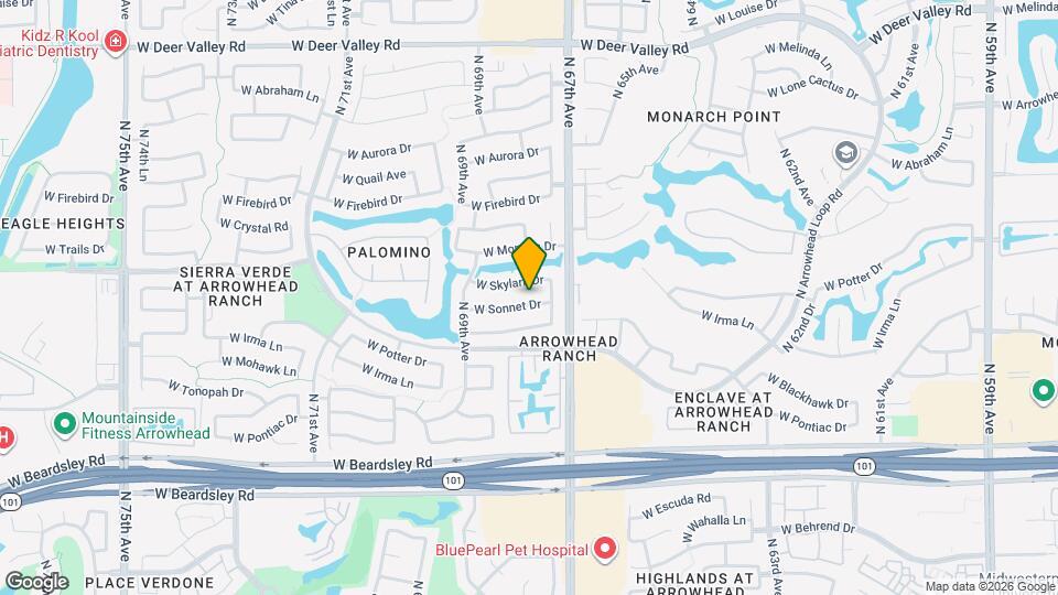 6772 W Sonnet Dr Map and Location Details