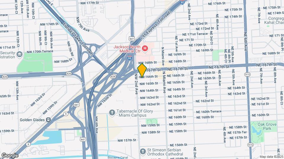 156 NW 166th St Map and Location Details