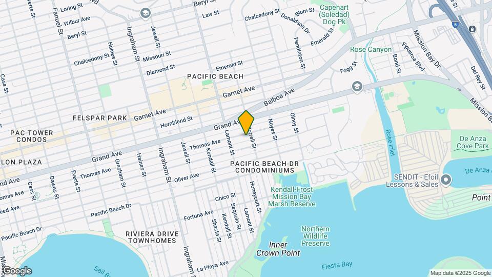 1955 Thomas Ave Mapa y Detalles de la Ubicación