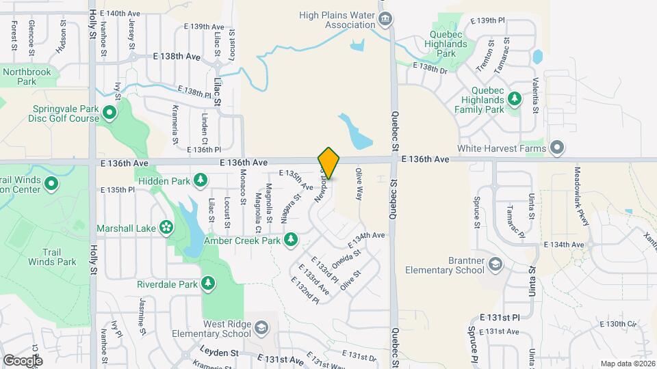 13501 Oneida Ln Mapa y Detalles de la Ubicación