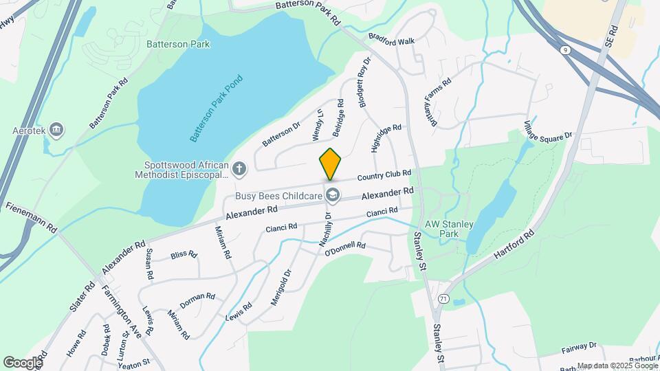 154 Country Club Rd Map and Location Details