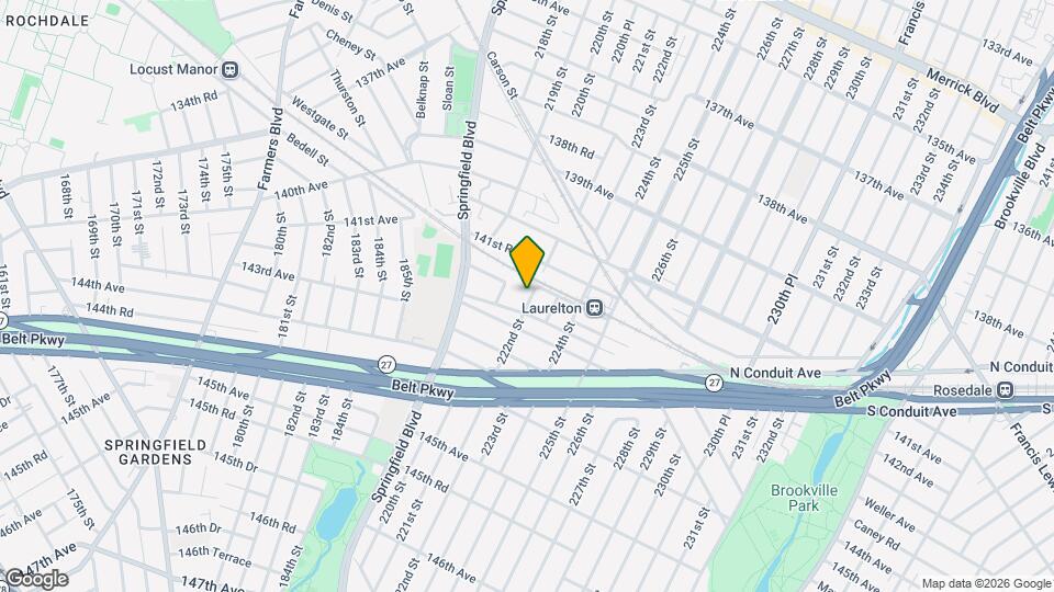 142-14A 222nd St Mapa y Detalles de la Ubicación