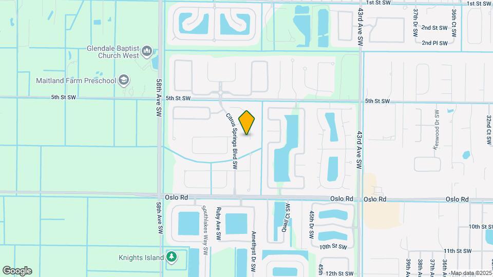 603 Calamondin Way SW Map and Location Details