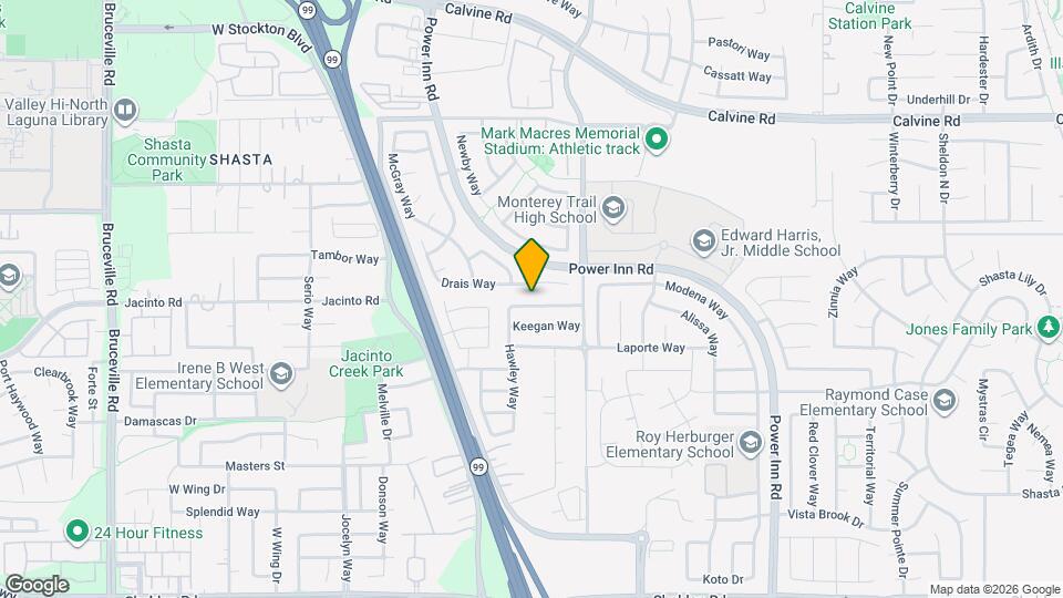 8532 Hawley Way Map and Location Details