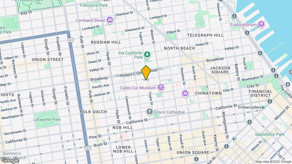 1441 Taylor St Map and Location Details