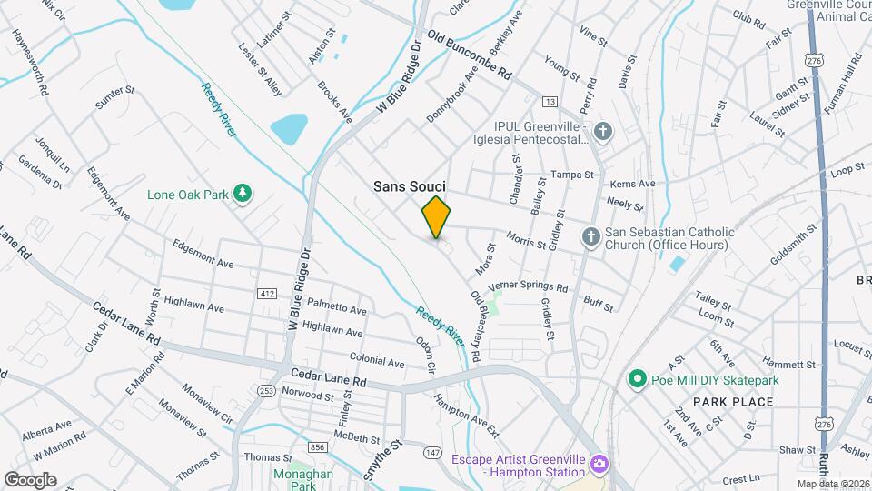 202 Old Bleachery Rd Map and Location Details