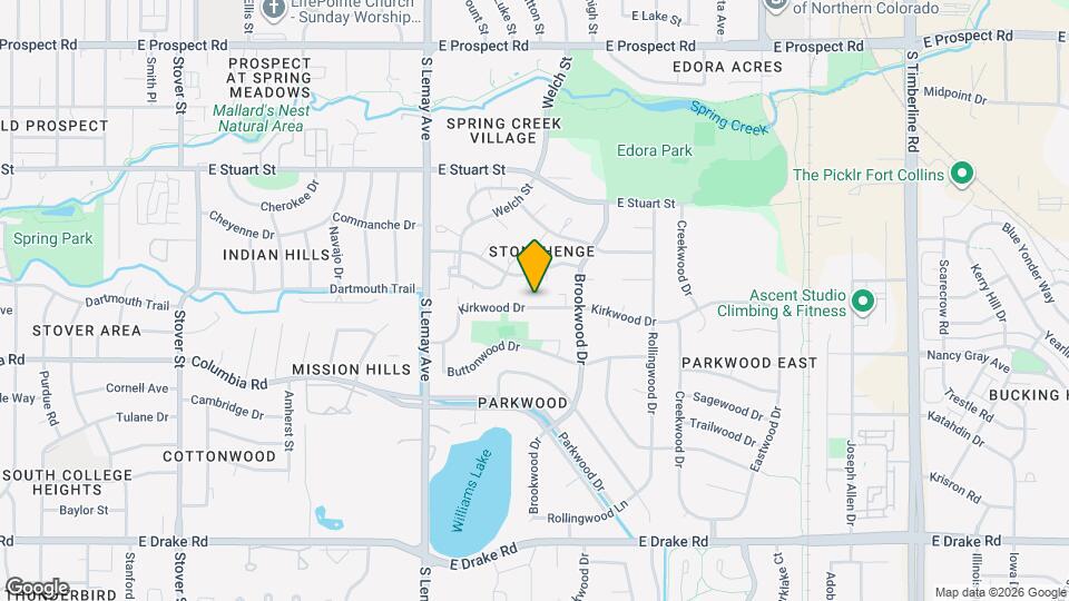 1300 Kirkwood Dr Mapa y Detalles de la Ubicación