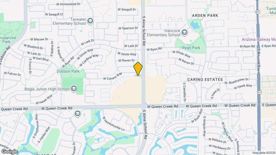 1051 W. Diamondback Dr. Map and Location Details