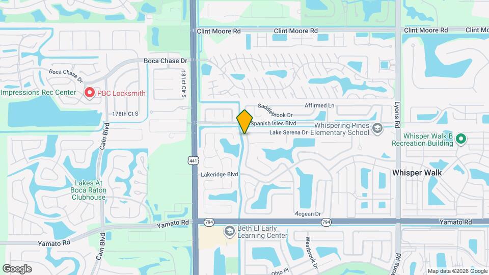 9507 Lake Serena Dr Map and Location Details